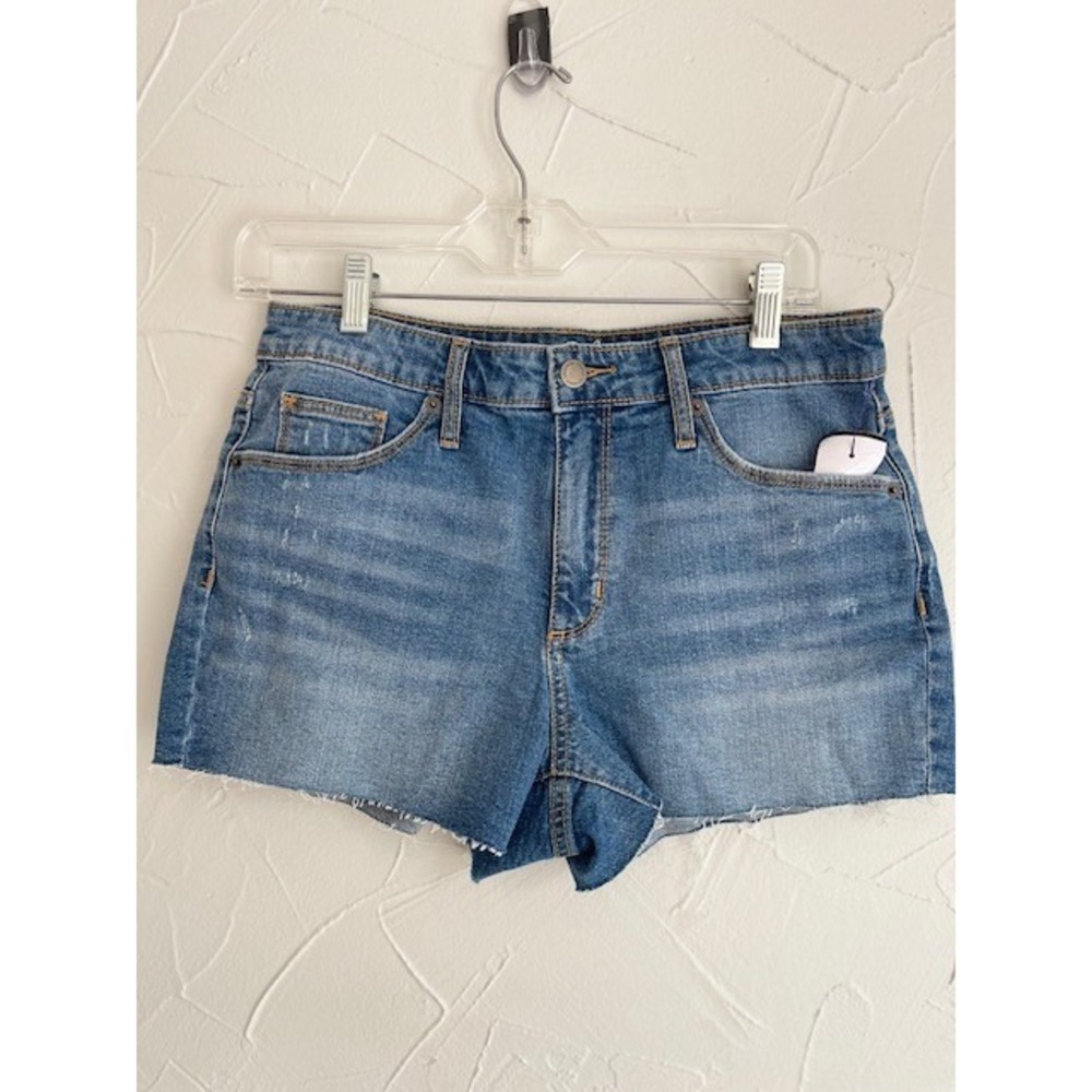 Universal Thread Jean Short Womens Size 8/29R High Rise Shortie Destroyed CutOff